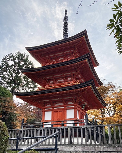 阿弥陀堂と三重塔／諸堂を見渡せるスポットへの行き方は？